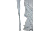 ZARA Women Top Semi Sheer Layered Boatneck Long Sleeve White Cotton Small NWT Photo 8