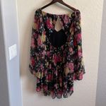 Anthropologie La Maison Talulah Midnight Fiesta Floral Mini Dress- Large Photo 6