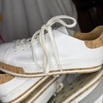 Schutz Murphy Women's White with Cork Details Platform Leather Sneakers Size 7.5 Photo 11
