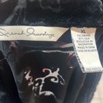 French Laundry  black velvety button up blouse Photo 5