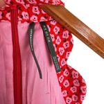 Anthropologie by Scallop Halter Short Romper High Neck in Pink Floral Sz 8 US Photo 3