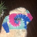 Vans  tie dye crop sweatshirt sz Large Photo 1
