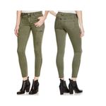 Pistola  Women's Cotton Blend Ankle Zip Skinny Cargo‎ Pants Green Size 29 Photo 1