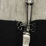 Torrid NWT Rebel Wilson For Black Pencil Skirt Pink Heart Patches Size Plus Sz 3 Photo 4