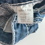 Miss Chic  Size L Embellished Denim color blue Shorts Photo 2