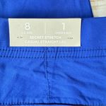 Chico's Chico’s Secret Stretch Waist Casual Straight Leg Crop Pants in Royal Blue Grotto Photo 8
