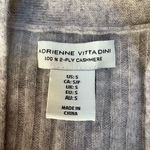 Adrienne Vittadini  Light Gray Open Front Cashmere Cardigan Size‎ Small EUC Photo 3