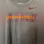 Nike  Gray and Orange Virginia Tech Tee Photo 2