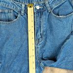 Women’s Pocket Cargo Denim Jeans Small Blue Photo 4