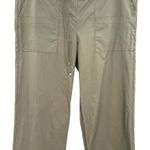 White Fox Boutique White Fox Everything I Want Cargo‎ Pants Parachute Khaki Green Size Small Photo 3