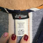 Fashion Magazine Deep V- neck cropped wrapped blouse  Photo 2