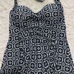Merona  navy blue and White Swimsuit Photo 6