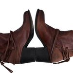 FREEBIRD by Steven  CASEY Boots Size 7‎ Brown Leather Heels Women's Photo 3