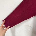 City Chic  Burgundy Boat Neck Slouchy Sweater Womens 16 Boho Casual Oversized Photo 4