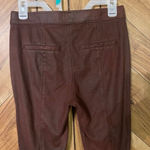 Free People Women’s Size 27 Full Length Wine Faux Leather Leggings Photo 6