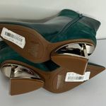 Gianni Bini Harrison Two Suede & Patent Patchwork Architectural Wedge Booties Photo 10