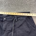 Judy Blue  Black Jogger Jeans Womens 24W High Rise‎ Drawstring Denim Utility Photo 3