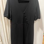 Madewell NWOT Cross-Front Button Dress Photo 2