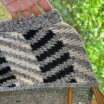 Vaggie Italia Women's Vintage Grey And Black Sleeveless Wrap Sweater Size M Gray Size M Photo 3