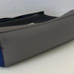 Kate Spade Leather Crossbody Purse Black Grey Blue Photo 2