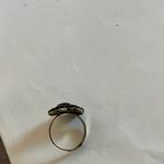 Black Heart Shaped Ring with beads Photo 1