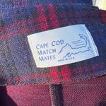 VTG Cape Cod Match Mates sz 2/4 Plaid Blazer Blue Red Gold Buttons Preppy Photo 6