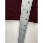 Banana Republic  Burgundy Silk Blend Ribbed Sweater Dress Pockets Size S Photo 7