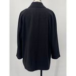Vintage 90s LL Bean Wool Cashmere Peacoat Button Front Dark Gray Womens Small P Size undefined Photo 6