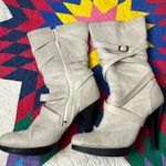 Charlotte Russe Ivory Tall Faux Suede Boot Photo 0