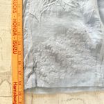 Aijek Anthro Natalie Baby Blue Floral Lace Strapless Capri Silk Blend Jumpsuit 2 Photo 11