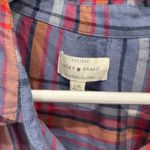 Lucky Brand  Plaid Button Down Shirt Size L Soft Lightweight Flannel Photo 2