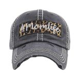 KBETHOS Women's Mom Life Vintage Distressed Stitch Baseball Cap Hat Photo 0