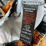 Topshop Women’s Tie Dye Long Sleeve Velvet Velour Smocked Cropped Pullover Sz 6 Photo 5