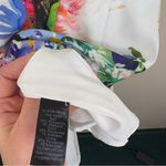 Black Halo Campania Mini Dress Womens 6 Colorful Floral Fit Flare Sun Dress Photo 3