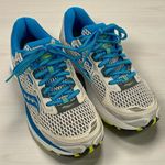 Saucony  Ride 5 Running Shoe Athletic Sneaker White Turquoise Accent Shoes Size 7 Photo 0