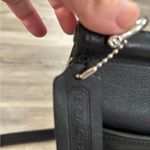Coach Vintage  Classic Willis #9927 Crossbody, black leather with Silver hardware Photo 5