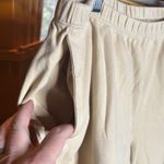 Lands End Sport Knit 100% Cotton Elastic Waist Pull On Shorts Tan Size 1X Photo 4