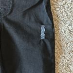 Spanx  Jean-ish Distressed Skinny Stretch Black Jeggings Jeans in Medium Wash Photo 5