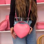 Stoney Clover Lane Guava HEART Crossbody Bag NWT Photo 2