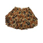 Sundays Anthropologie  Ovsd Retro Floral‎ Print Laurel Tiered Mini Skirt #H3-1 Photo 6