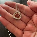 NEW Double Heart Pendant necklace Photo 4