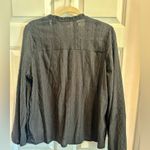 Kaileigh  Charcoal Eyelet Blouse Photo 3