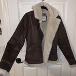 Abercrombie & Fitch  Leather Coat Photo 0