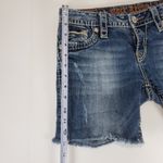 Rock Revival Blue Distressed Jean Shorts Photo 15