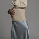 Anthropologie Long-Sleeve Twofer Sweater Slip Midi Dress Photo 0