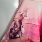 WeLoveFine by Goldie Star Wars Rebel Scuba Sleeveless Hooded Dress Size Small Pink Photo 7