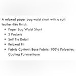 Sanctuary Leather Like Black Shorts Photo 6