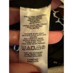 Ann Taylor  Dress Women 2 Black Ivory Giraffe Print Ruched Sleeve Jersey Preppy Photo 9