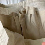 Company Ellen Tracy Linen Blend Skort Beige Drawstring Waist Lined Size S Tan Photo 4