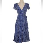 Free People  Leopard Wrap Midi Dress Photo 4